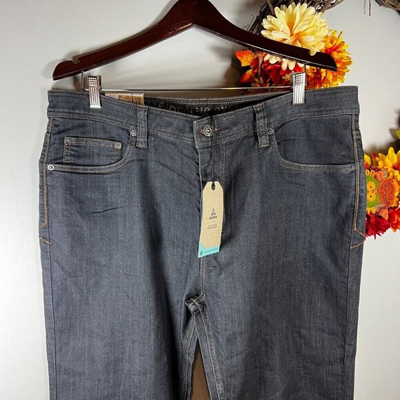prAna Mens Bridger Slim Fit Everyday Jean 38"W / 28"L in Denim Blue - Picture 2 of 7